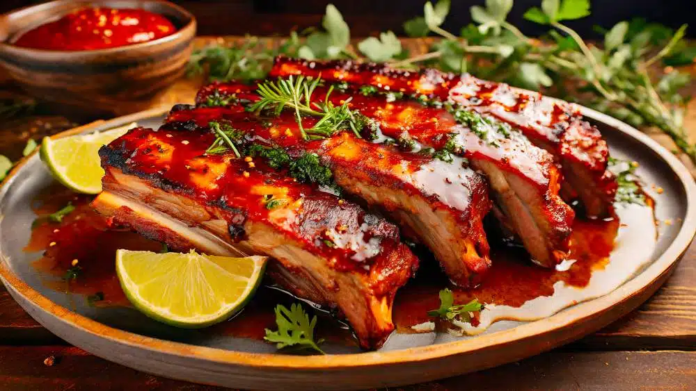 receta de costillas bbq