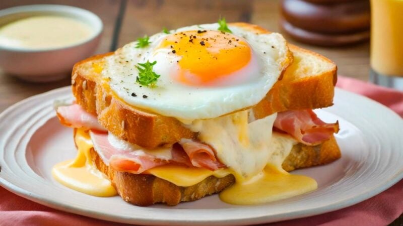 sandwich frances paulina cocina recetas cómo hacer croque madame