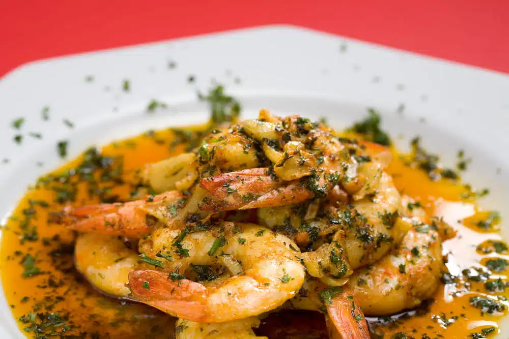receta de camarones al ajillo