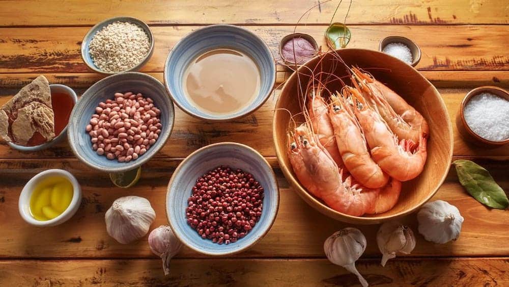 como hacer camarones al mojo de ajo