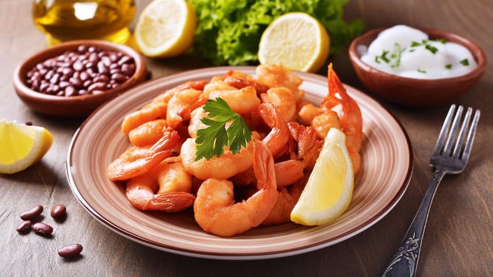 receta facil de camarones al mojo de ajo