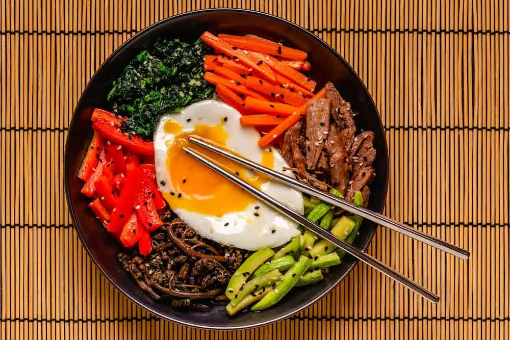 receta de bibimbap