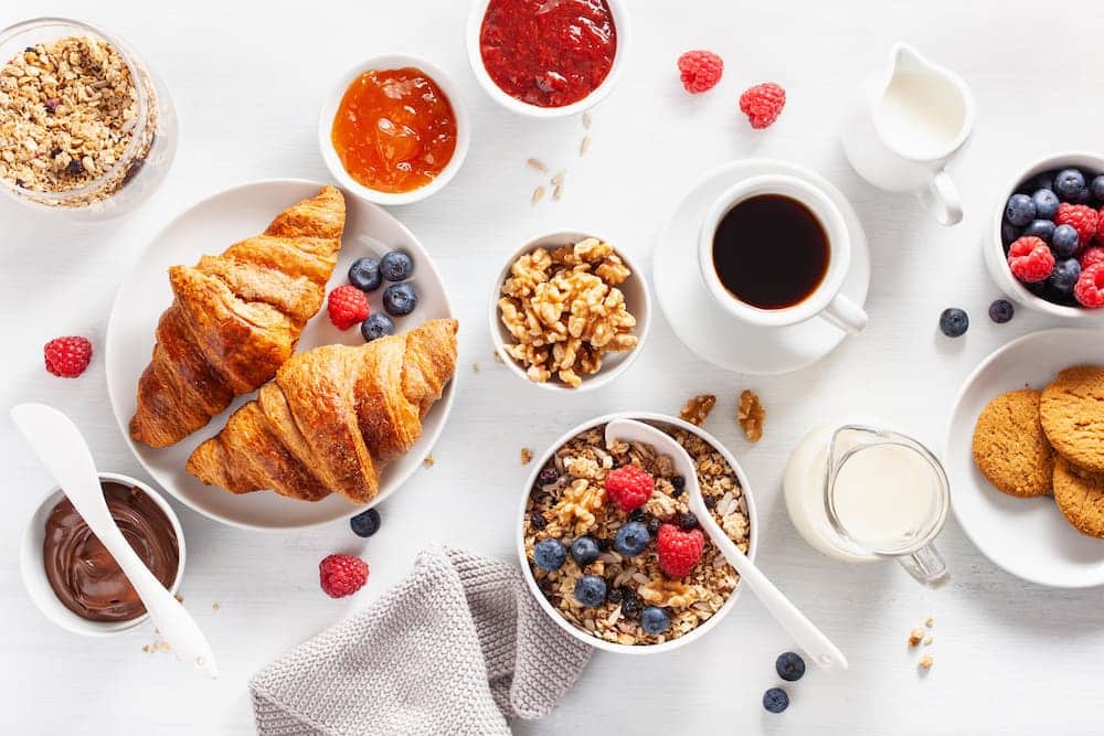 receta casera de desayuno continental