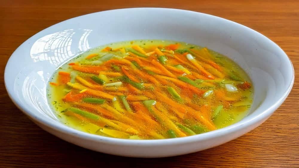 sopa juliana paso a paso