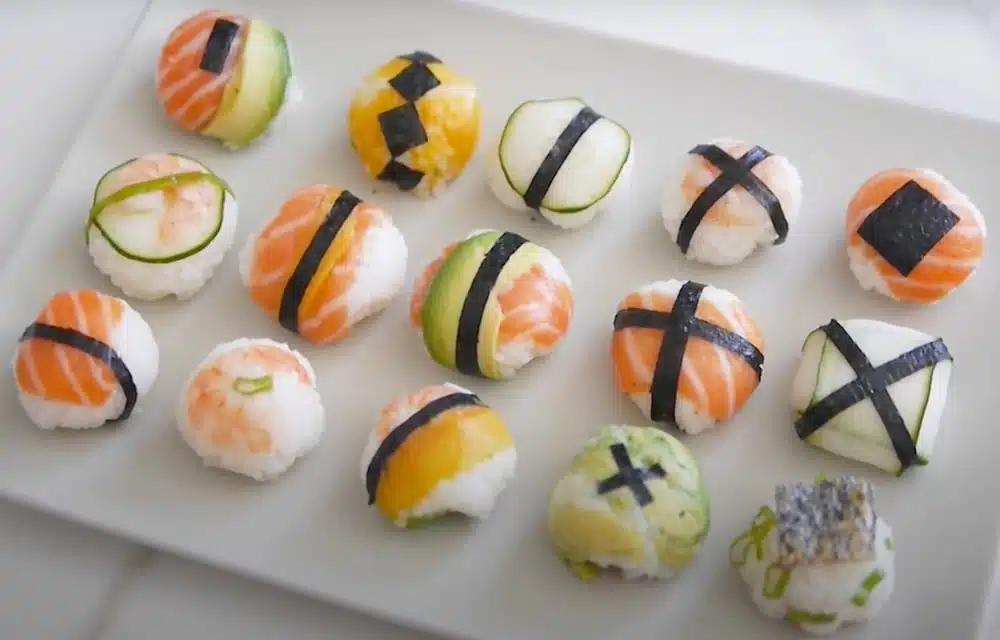 receta de sushi balls