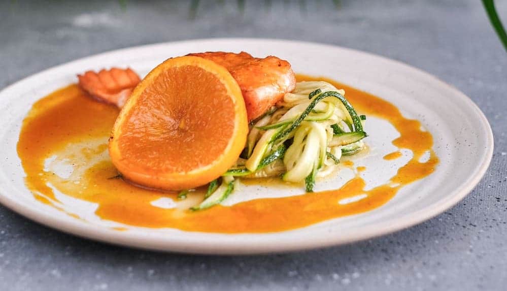 receta casera de salmon a la naranja