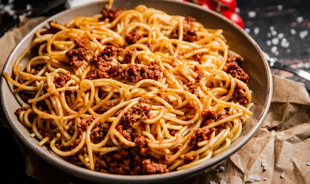 receta de fideos con tuco