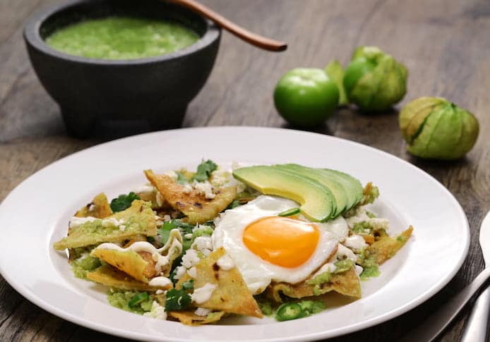 como hacer chilaquiles verdes