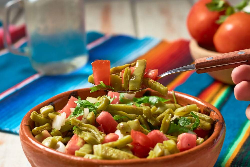 receta facil de ensalada de nopales