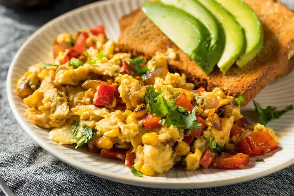 receta de huevos a la mexicana