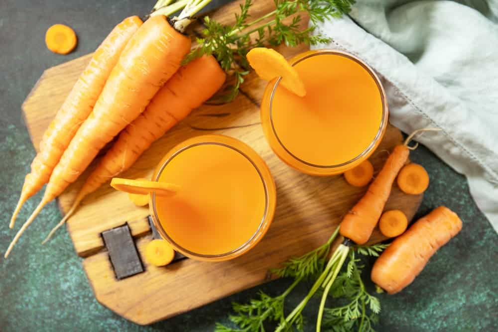 receta casera de jugo de zanahoria