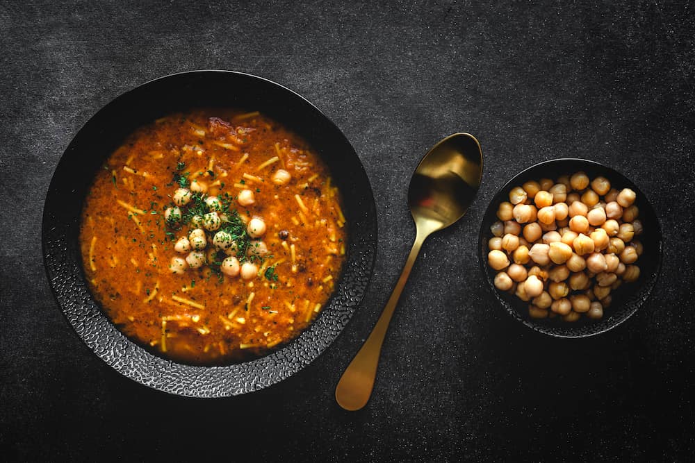 receta facil de harira sopa marroquí