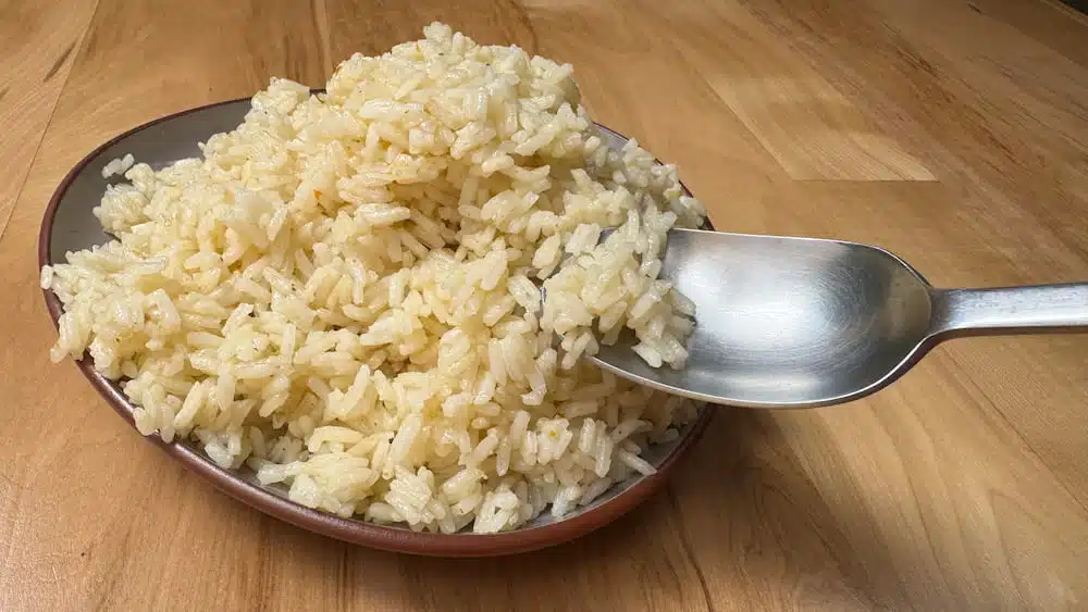 arroz blanco casero paso a paso