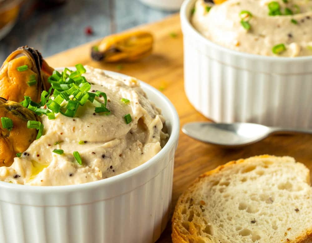 pate de mejillones con queso crema casero