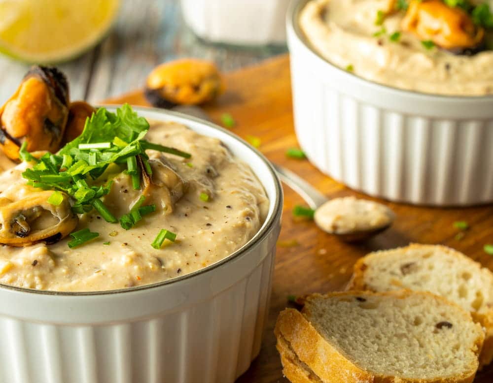 receta casera de pate de mejillones con philadelphia