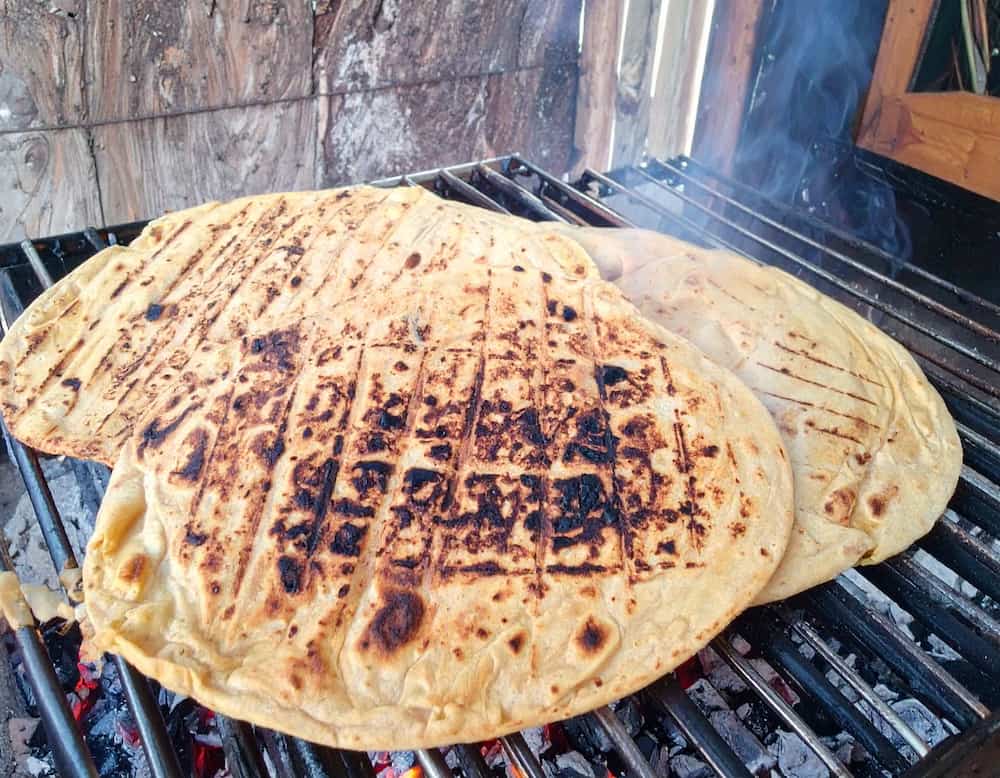 receta de tortilla a la parrilla