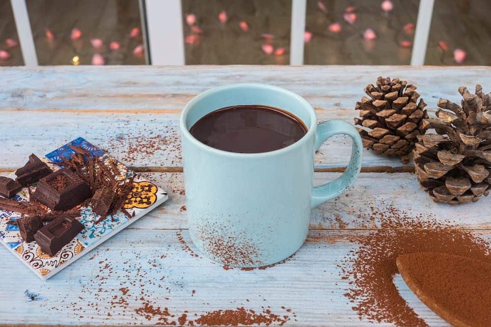 Homemade hot chocolate step by step
