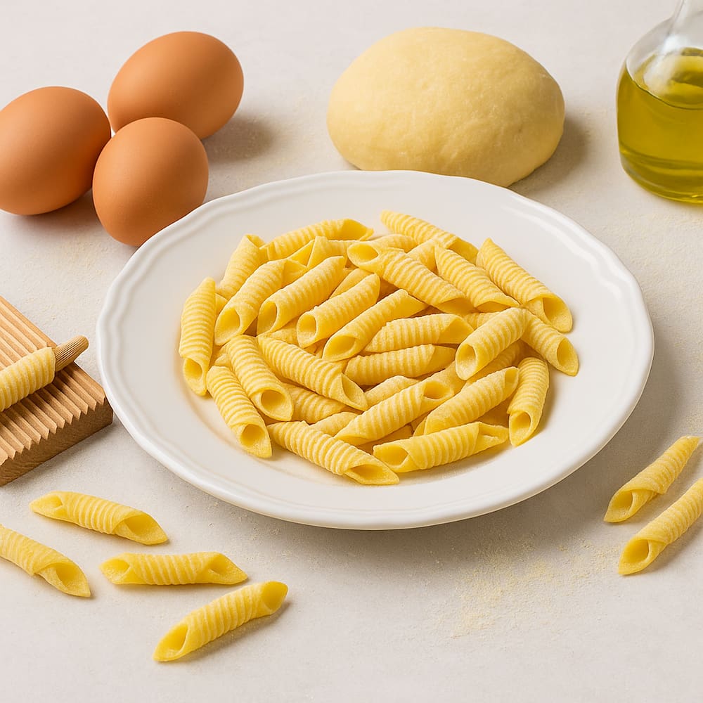 como hacer garganelli