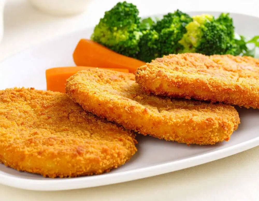 Oven soybean milanesas