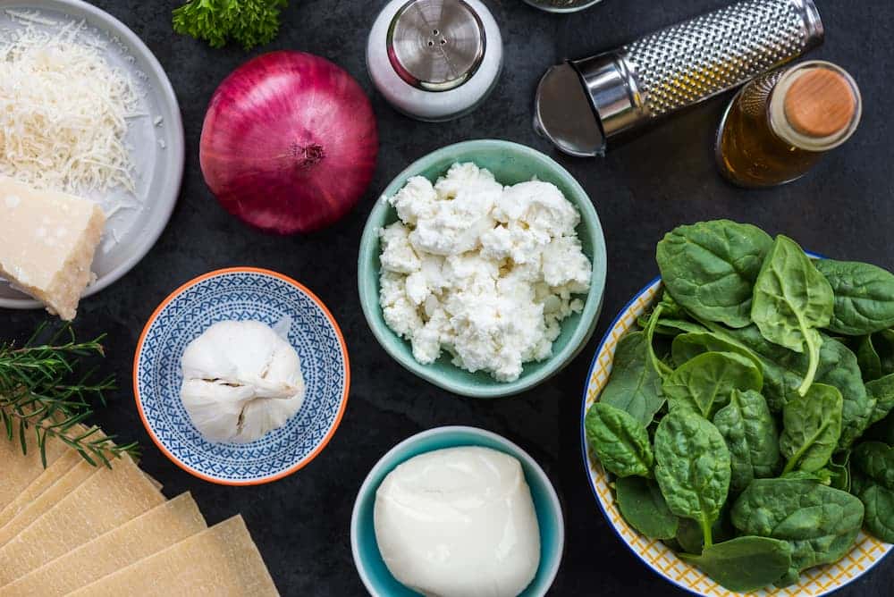 Rotolo home recipe with fresh spinach