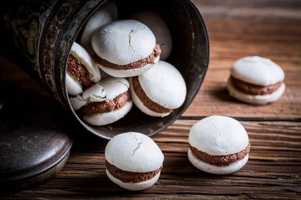 como hacer whoopies de chocolate