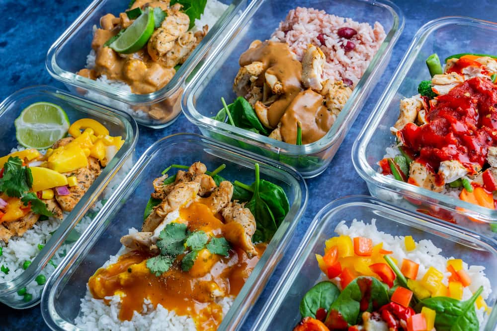 Homemade weekly menu recipes