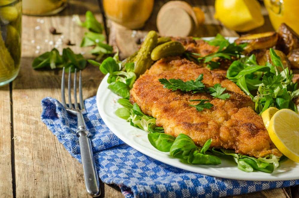 how to do Schnitzel Aleman