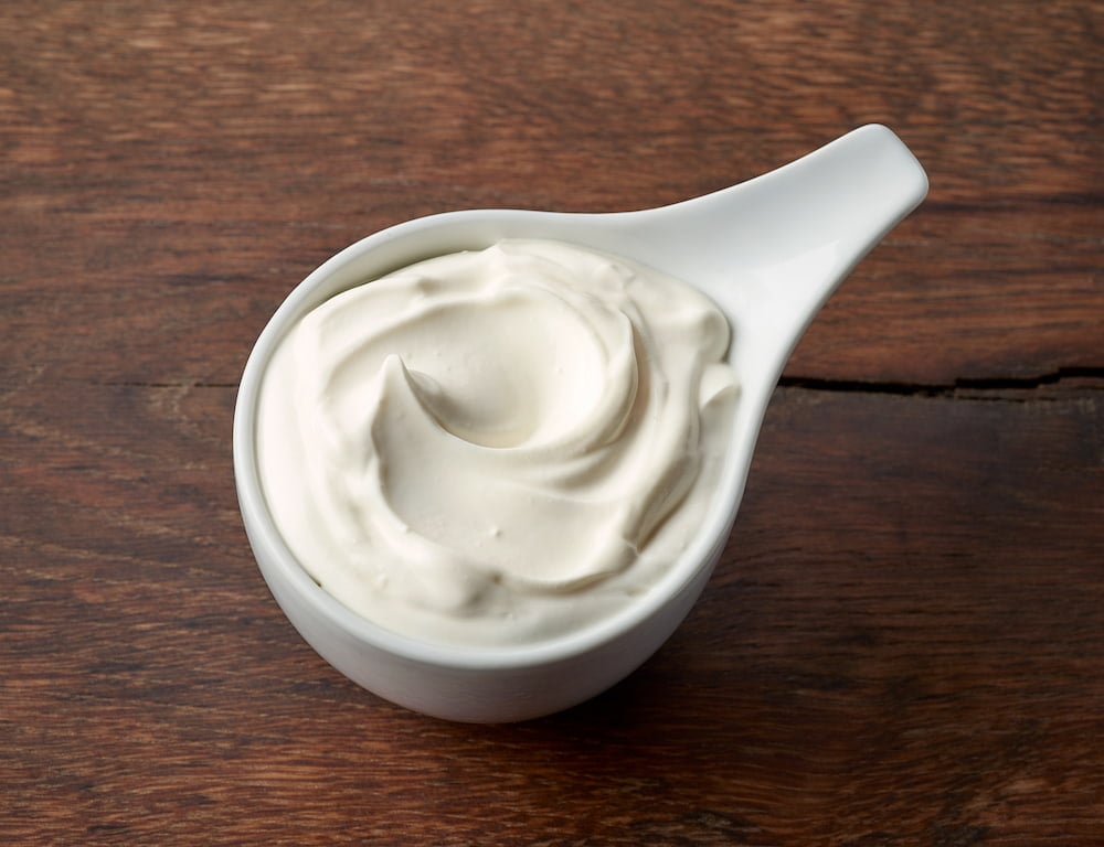 receta casera de crema acida