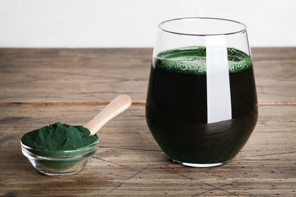 como cocinar espirulina azul 