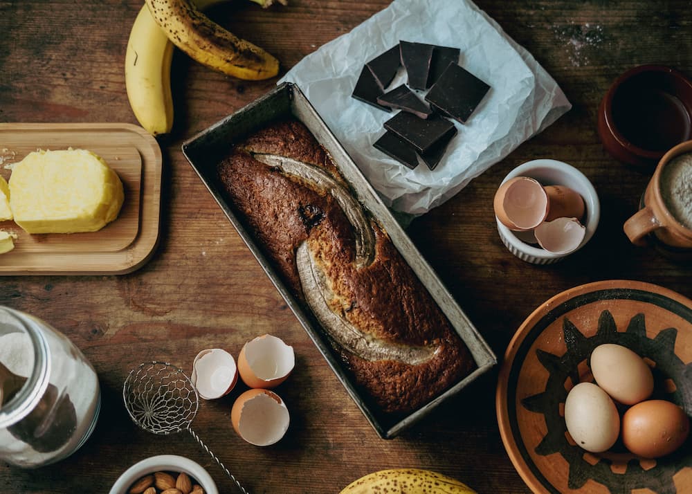 receta facil de pan de platano