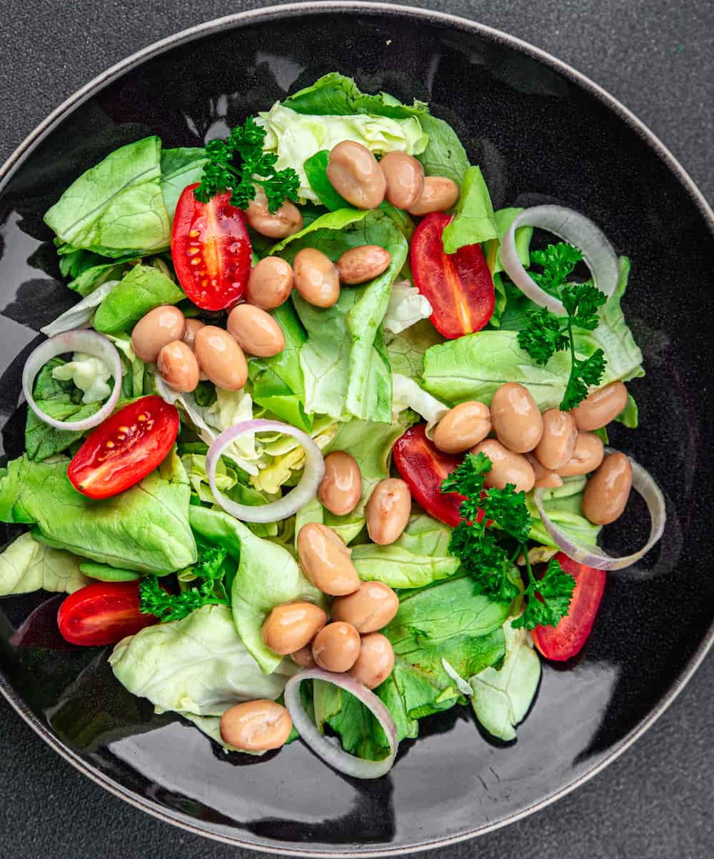 ensalada con habichuelas