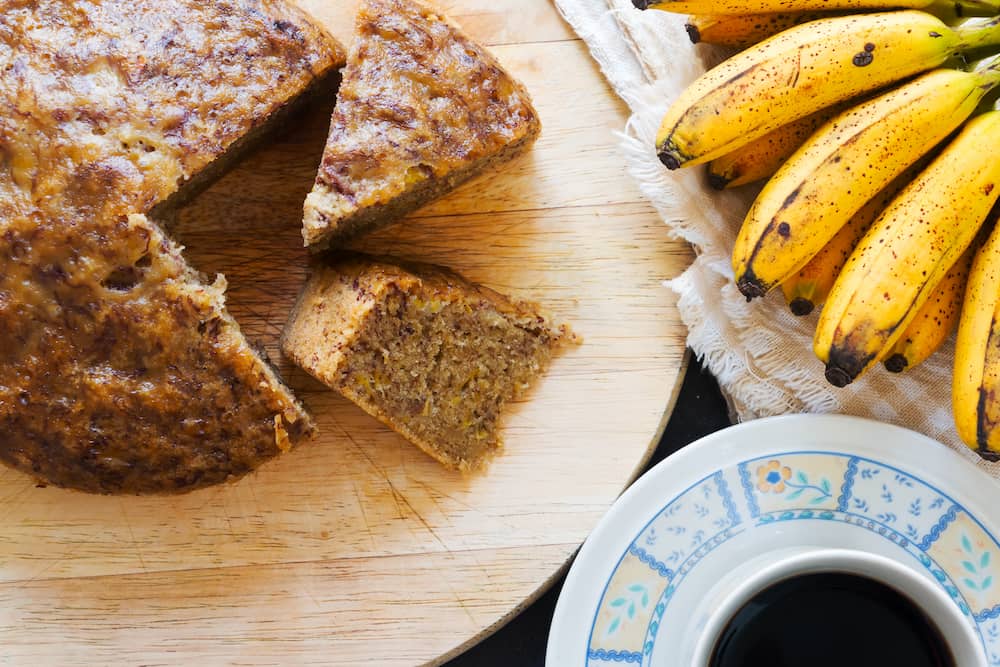 como hacer pan de platano