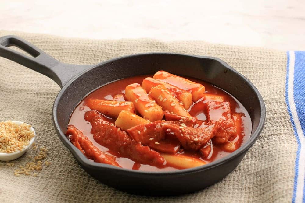 tteokbokki casero paso a paso