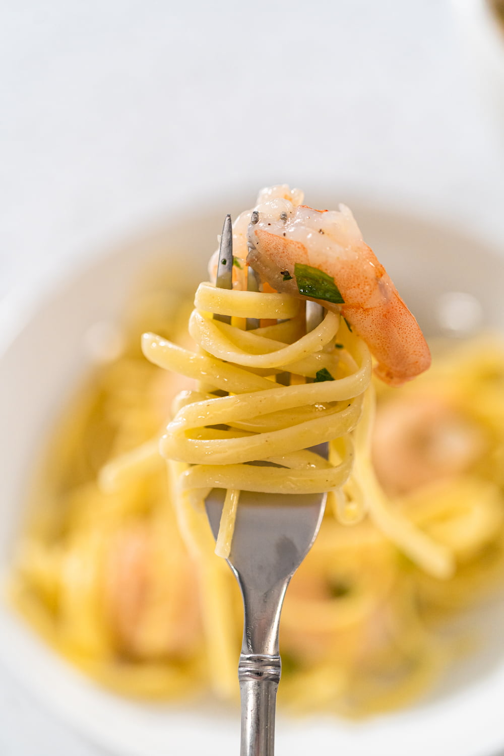 linguini carbonara