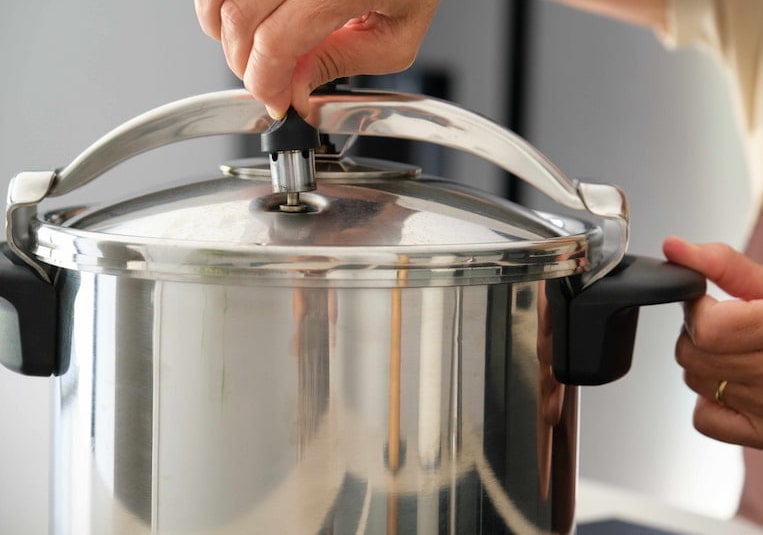 receta con olla a presion