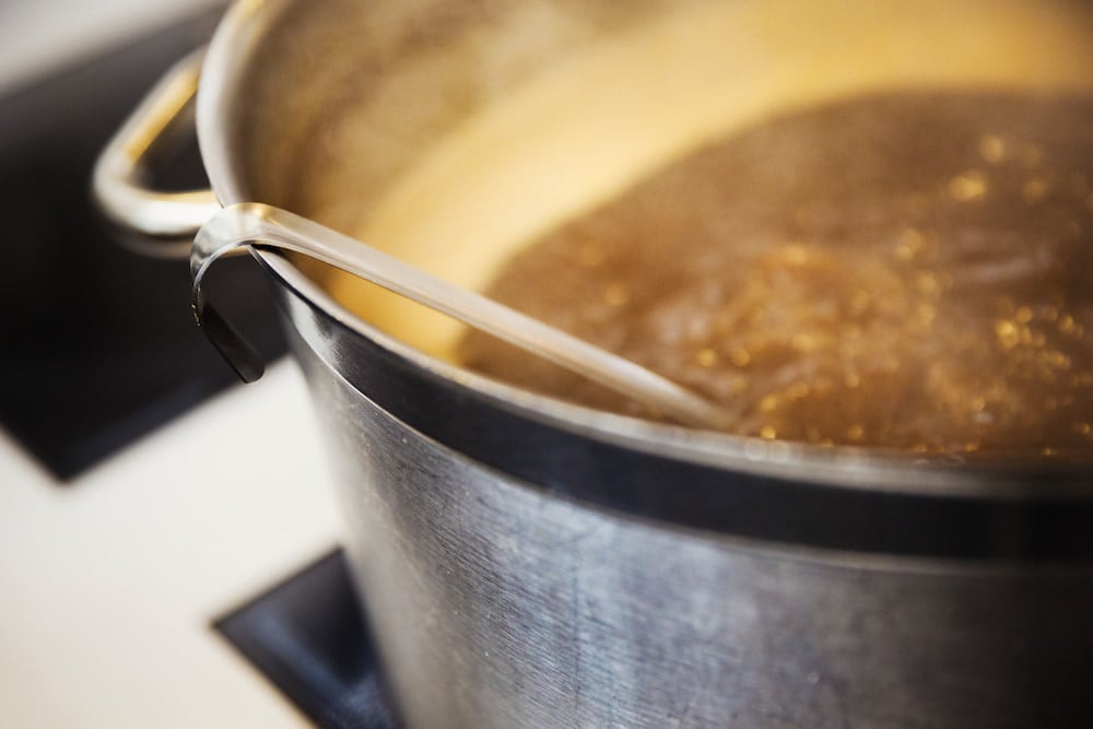 garbanzos en olla a presion
