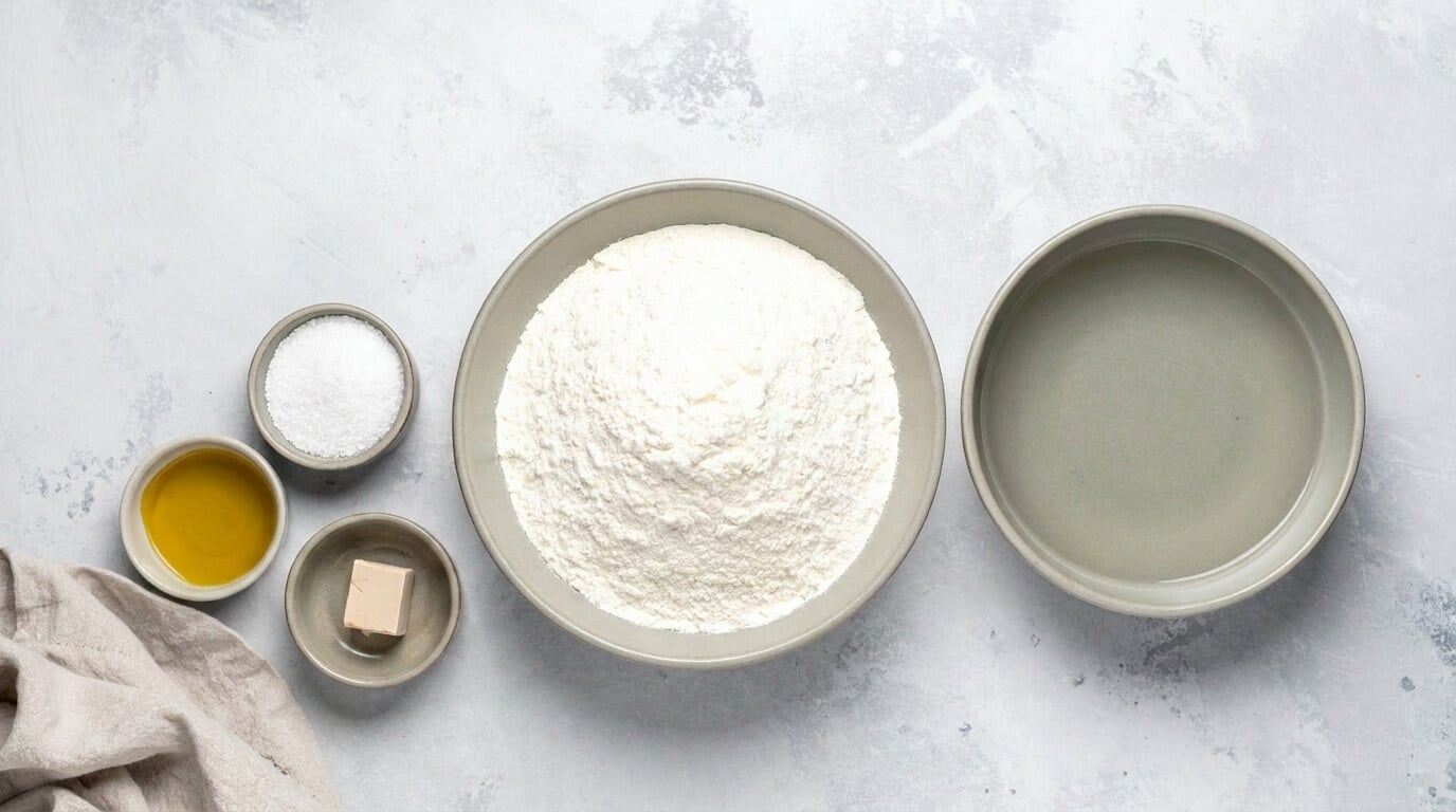Ingredientes flat lay 1780663696 1780663696 Ingredientes para pan de cristal